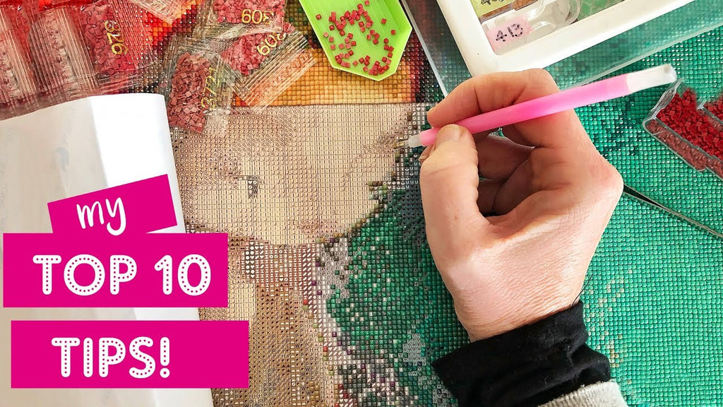 Diamond Painting auf Leinwand – Tipps und Tricks