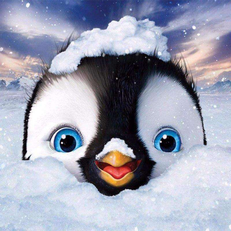 Happy Feet Pinguin Diamond Painting